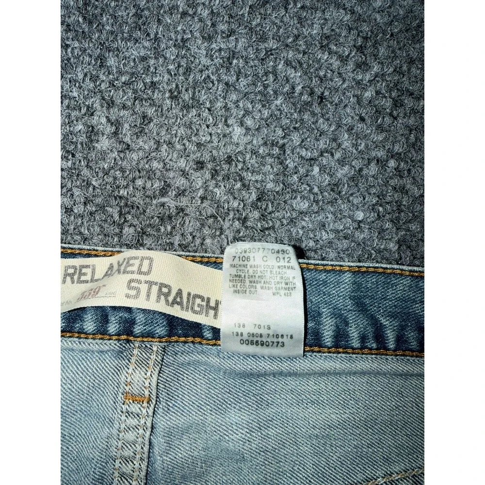 Levi's 559‎ Relaxed Straight Fit Jeans Light Wash Blue Denim Y2K (2005) W34 L34